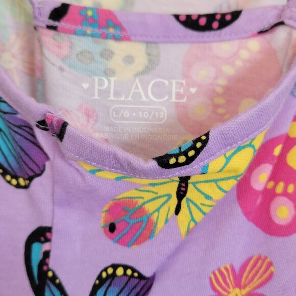 Purple butterfly dress by Children's Place, Size 10/12 - Picture 3 of 4